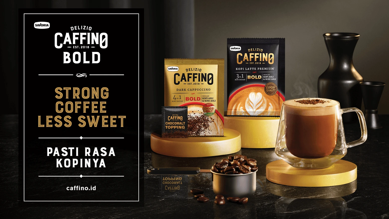 Caffino BOLD · original brand campaign