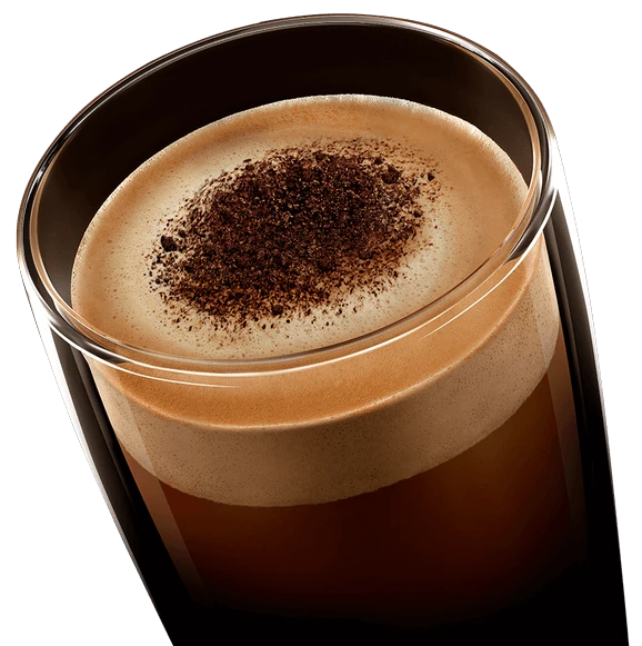 Caffino cappuccino with foam — serving suggestion